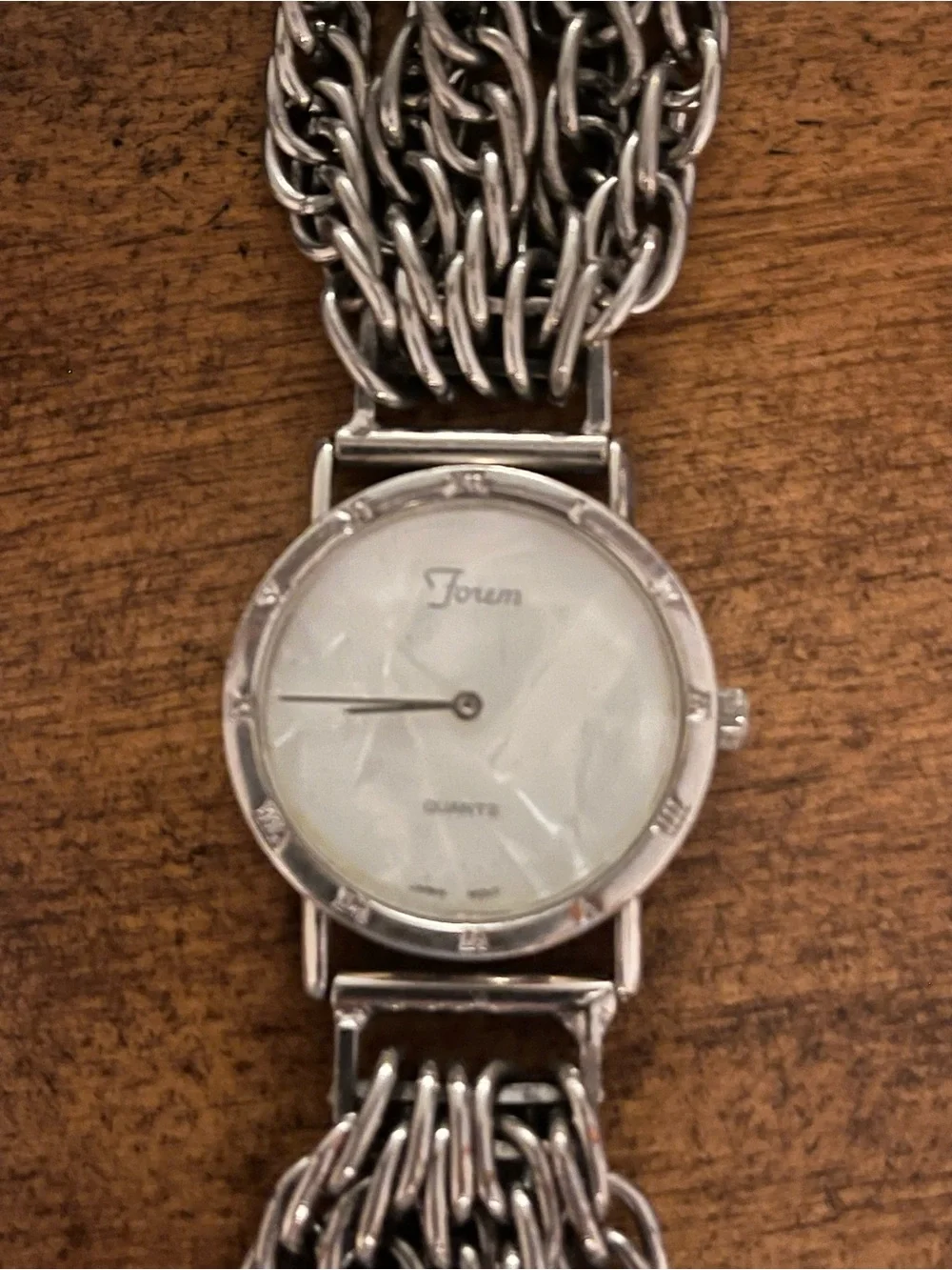 Silver Chain Bracelet Watch - Silver